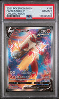2021 Pokemon Sword and Shield Chilling Reign Blaziken V #161 PSA 10