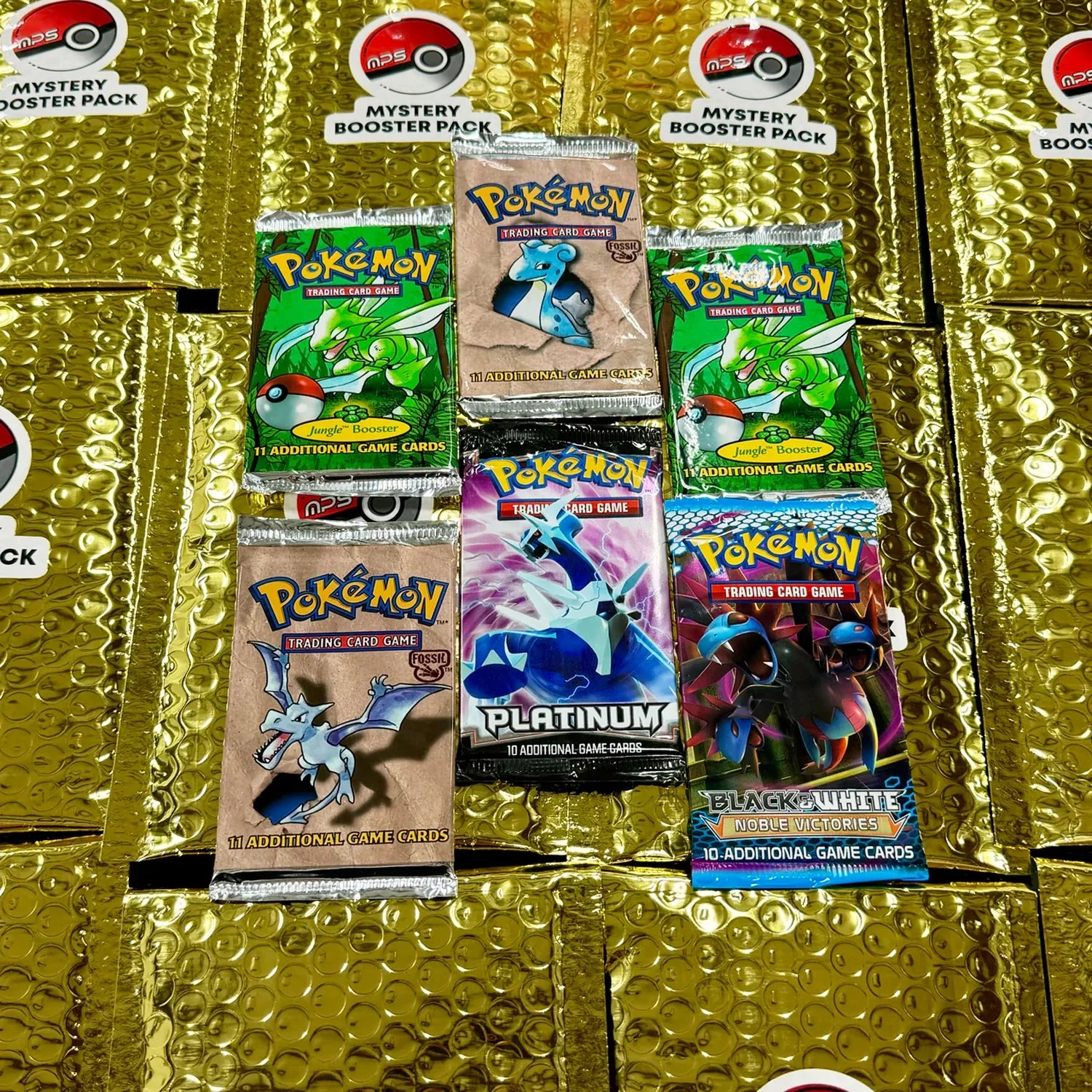 25X Pokémon Booster Packs and Golden Ticket