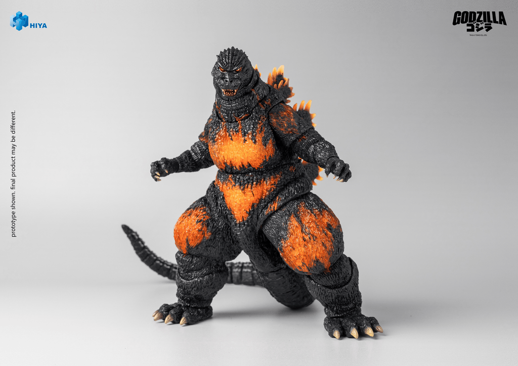 HIYA Exquisite Basic Series None Scale 7 Inch Godzilla vs. Destoroyah 1995 Burning Godzilla Action Figure
