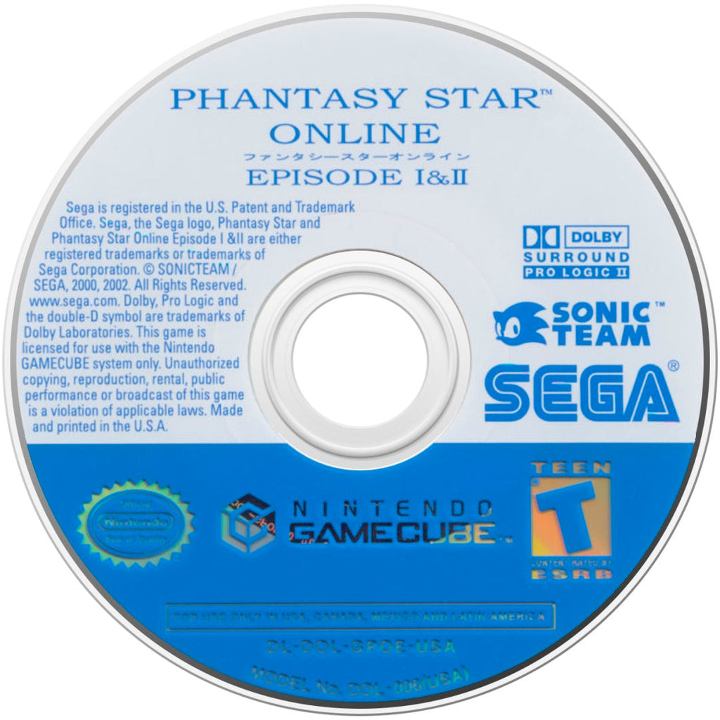 Phantasy Star Online Episode I & II