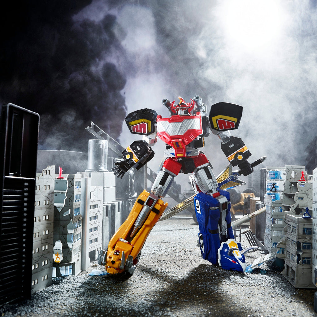 Power Rangers Lightning Collection Mighty Morphin Dino Megazord Zord Ascension Project 1:144