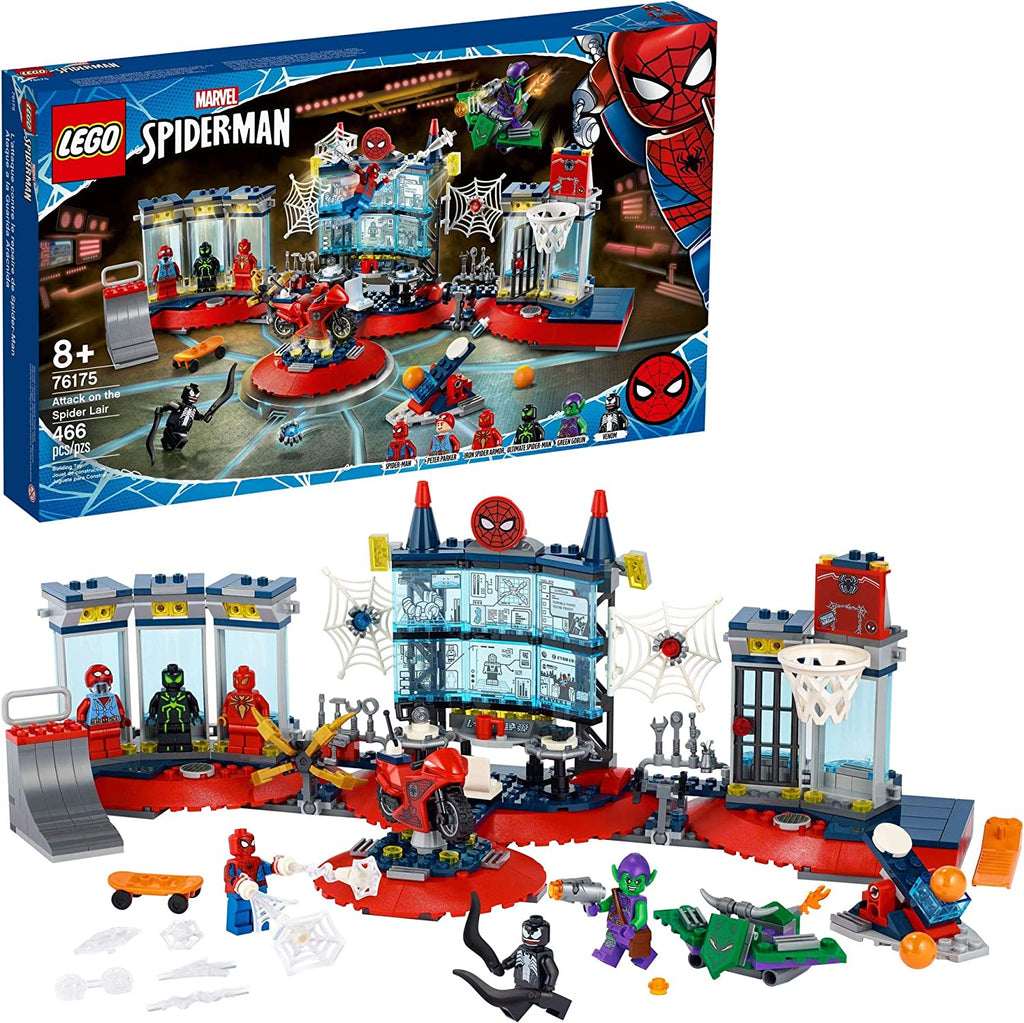 LEGO Marvel Spider-Man Attack on the Spider Lair 76175