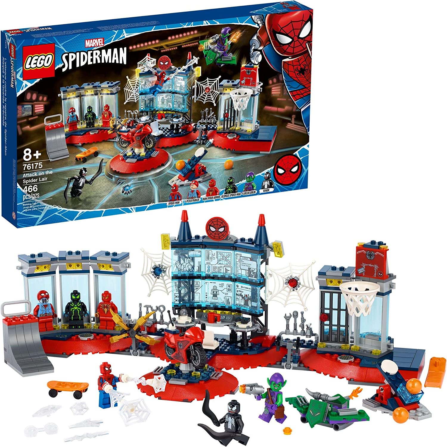 LEGO Marvel Spider-Man Attack on the Spider Lair 76175