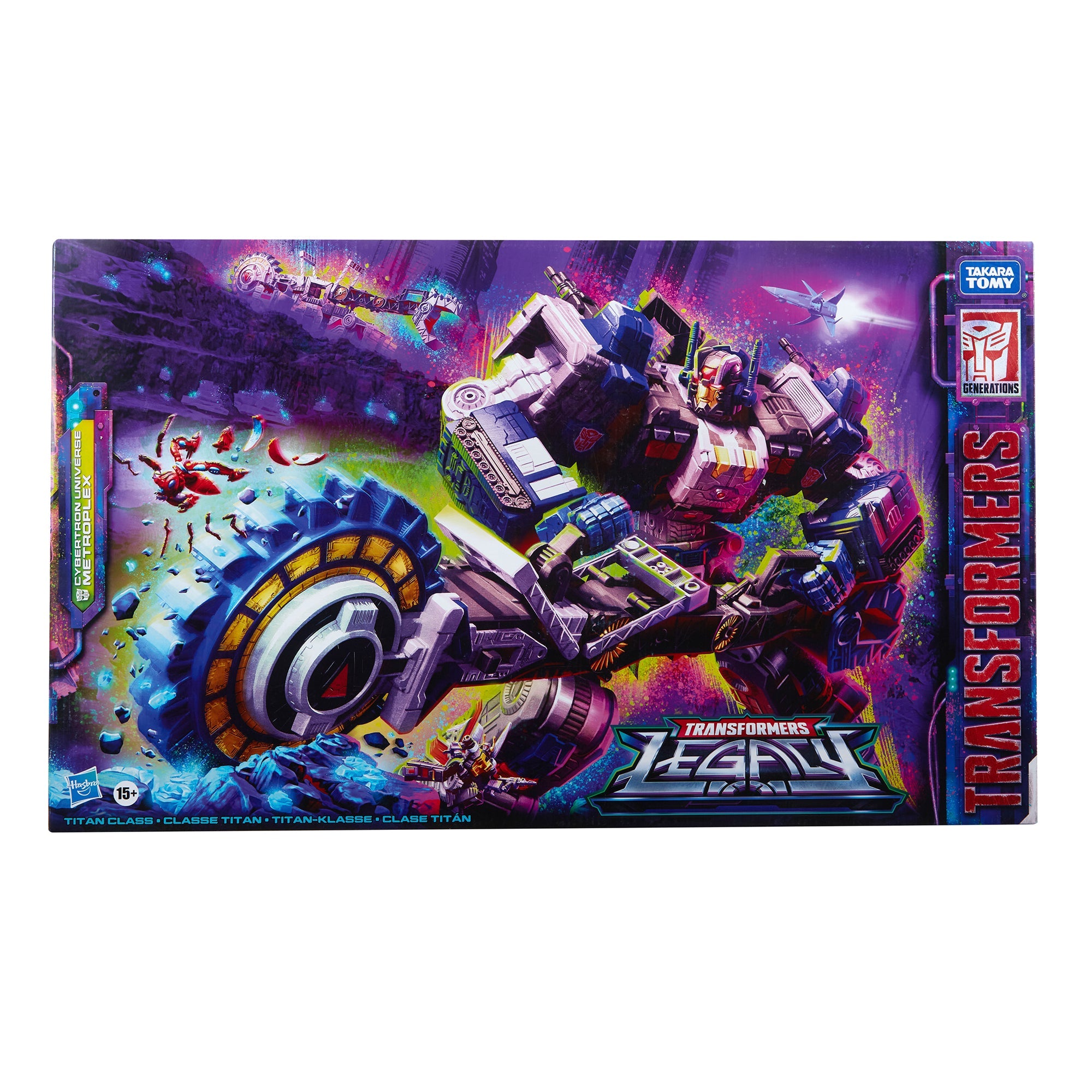 Transformers Generations Legacy Series Titan Cybertron Universe Metroplex 22" Action Figure