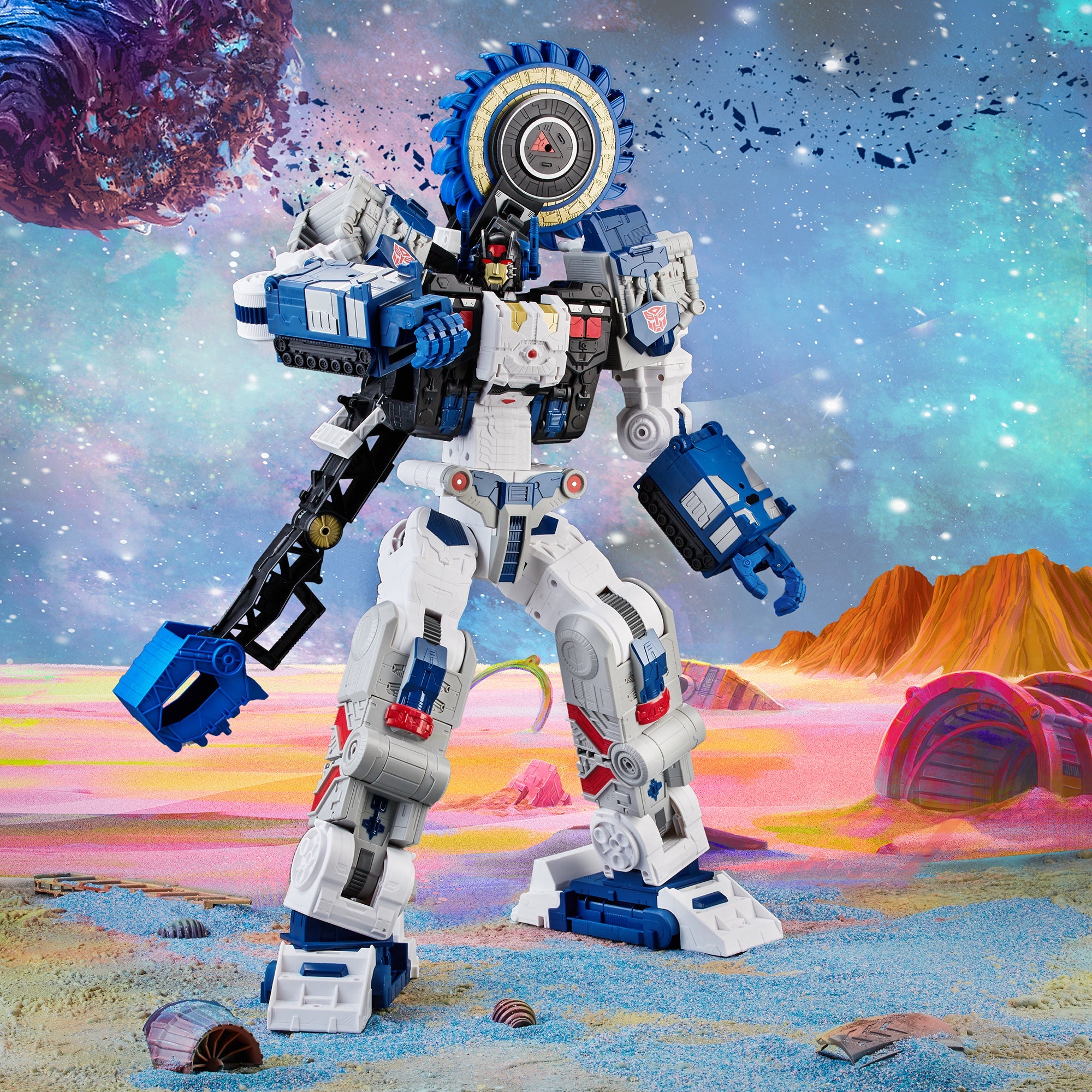 Transformers Generations Legacy Series Titan Cybertron Universe Metroplex 22" Action Figure