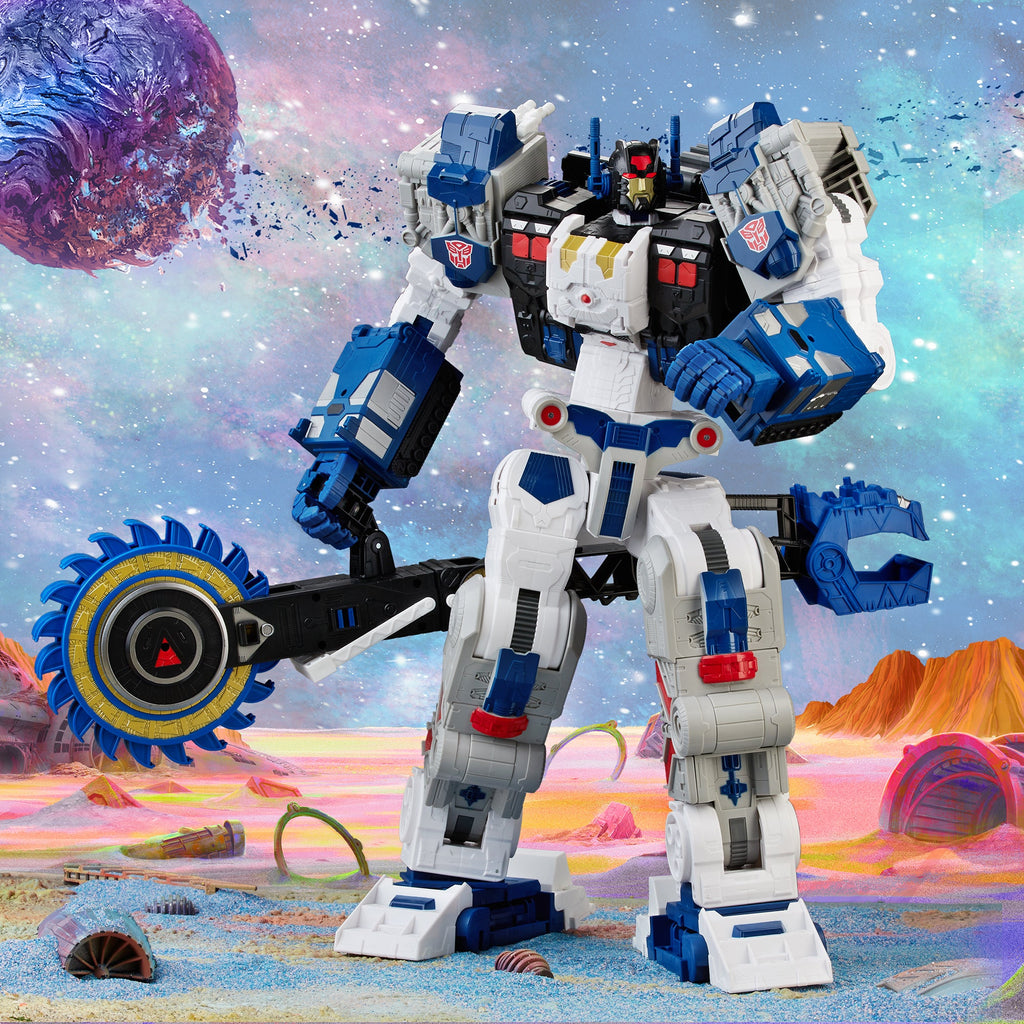 Transformers Generations Legacy Series Titan Cybertron Universe Metroplex 22" Action Figure