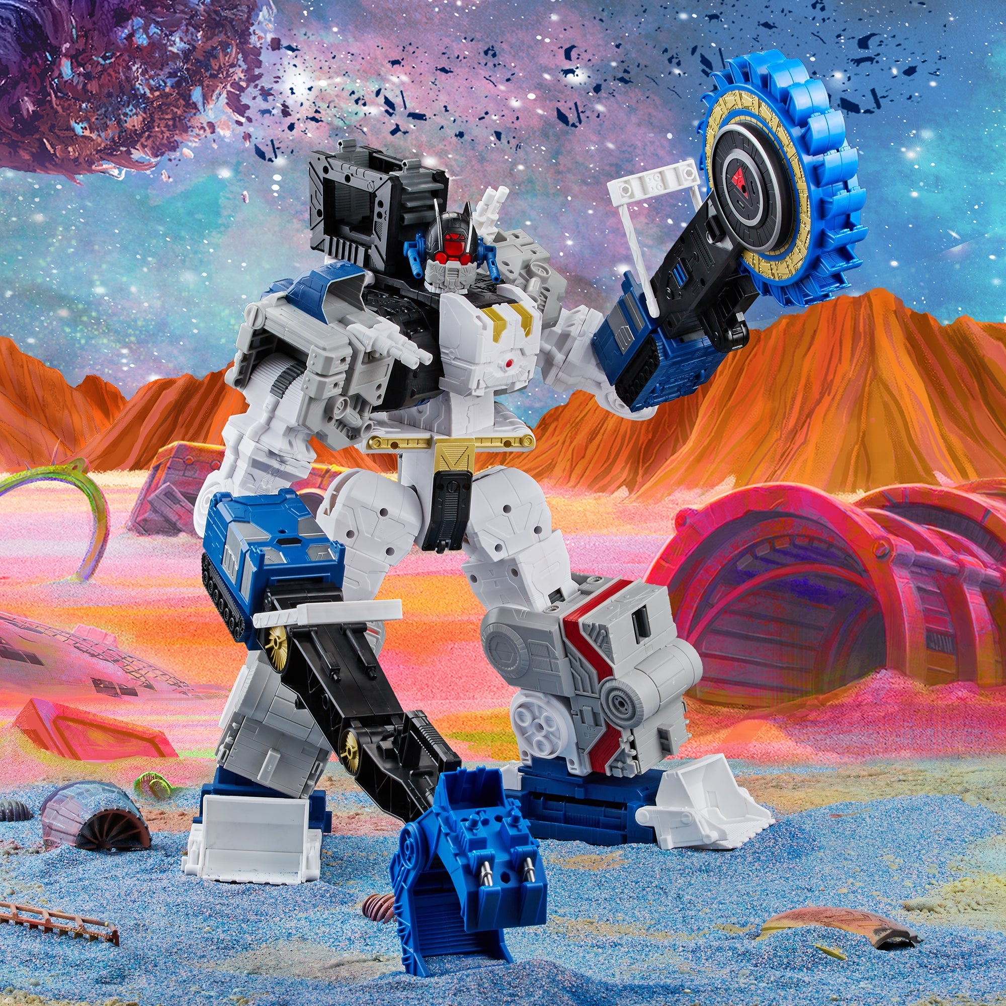 Transformers Generations Legacy Series Titan Cybertron Universe Metroplex 22" Action Figure