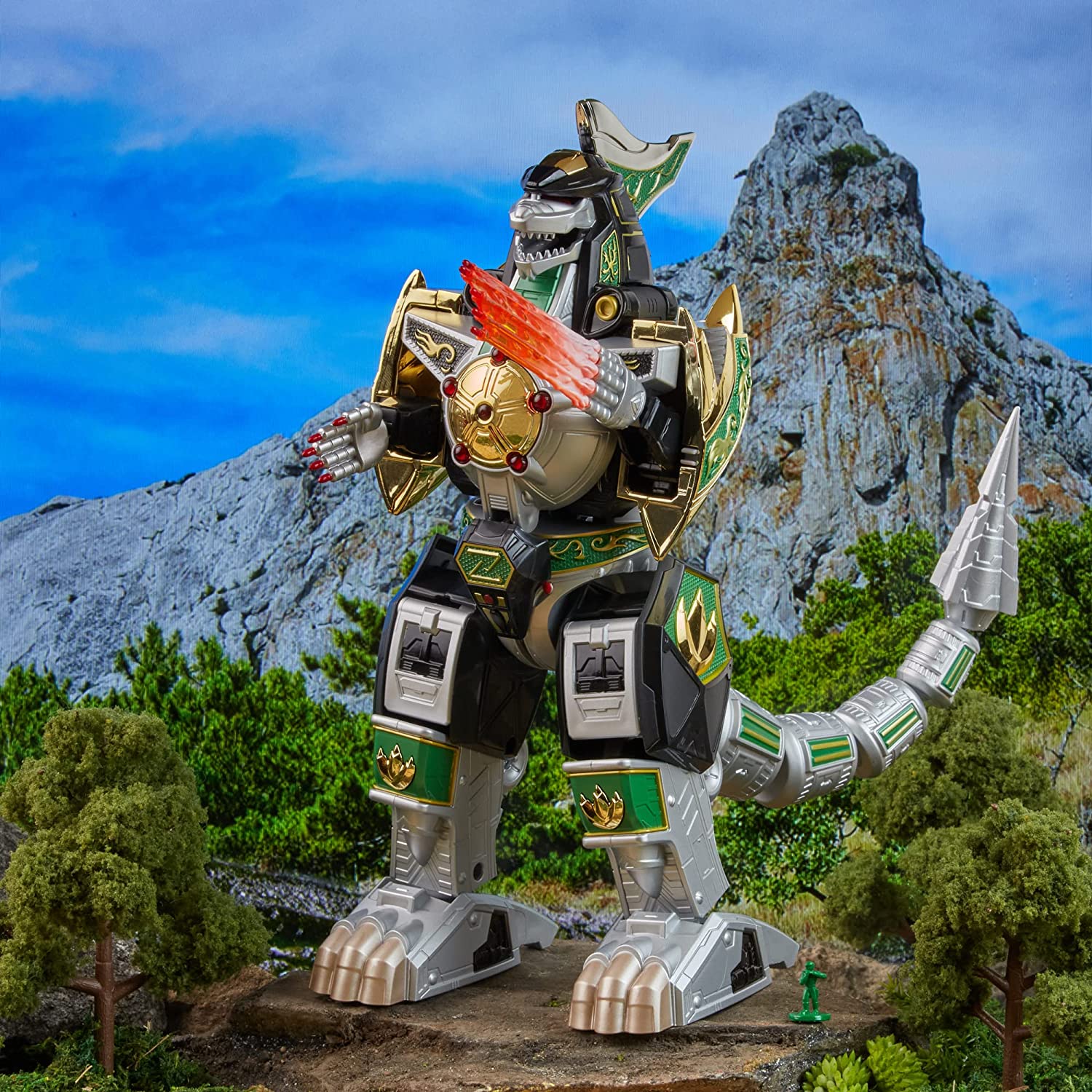 Power Rangers Lightning Collection Mighty Morphin Dragonzord Zord Ascension Project 1:144 Scale