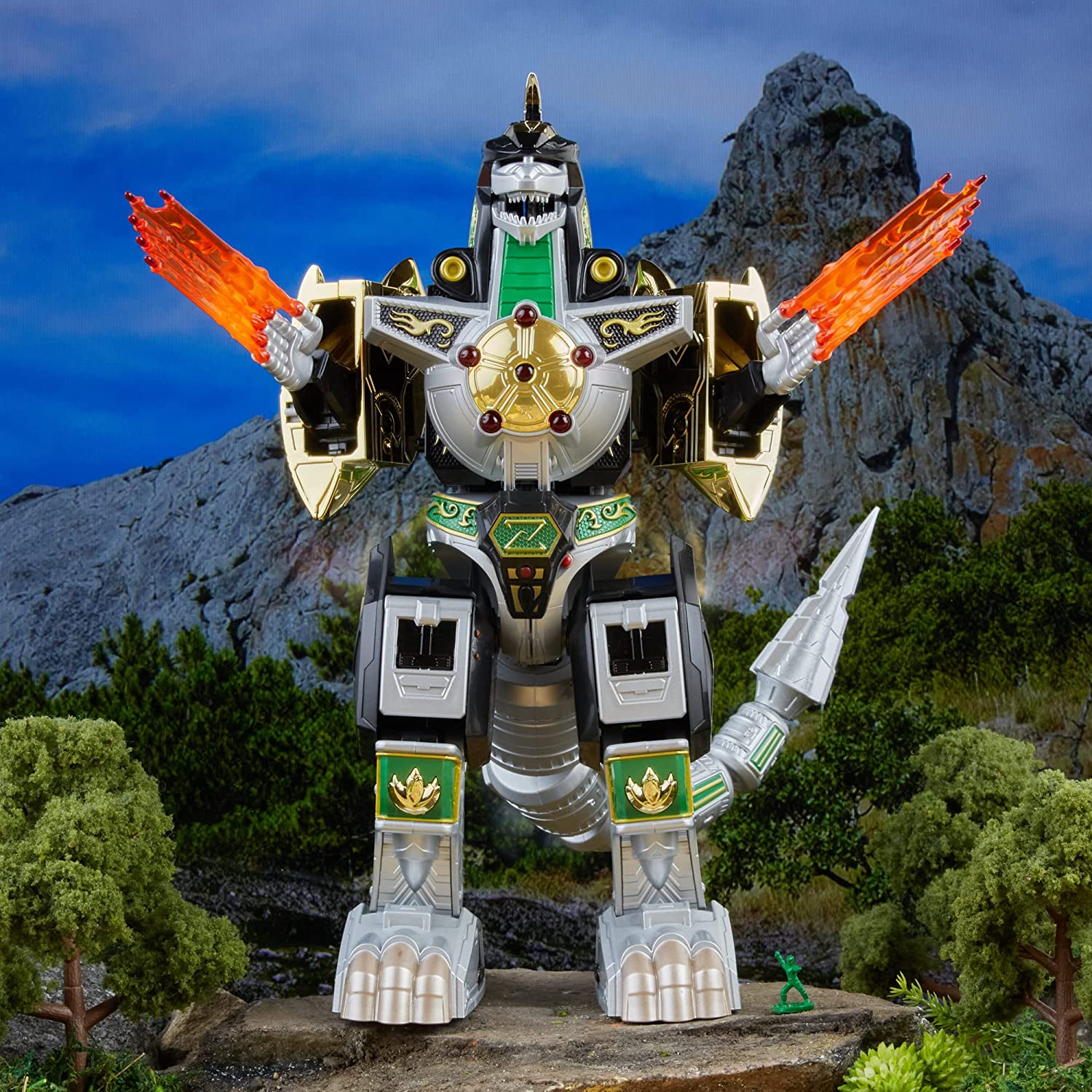 Power Rangers Lightning Collection Mighty Morphin Dragonzord Zord Ascension Project 1:144 Scale