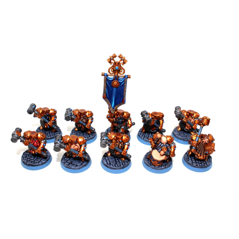 Warhammer Dwarf Hammerers Well Painted JYS30