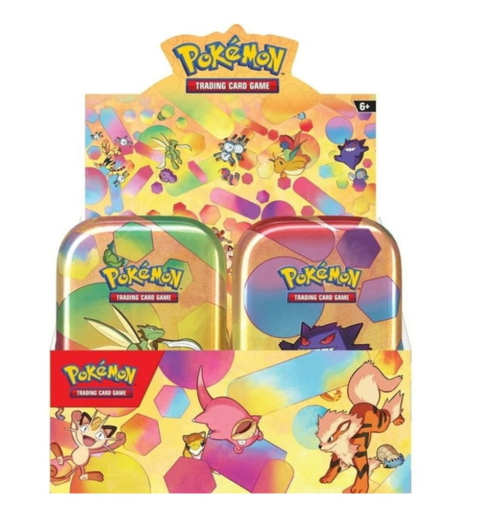 Pokemon Scarlet & Violet 151 Mini Tin Display Box (Set Of 10 Tins)
