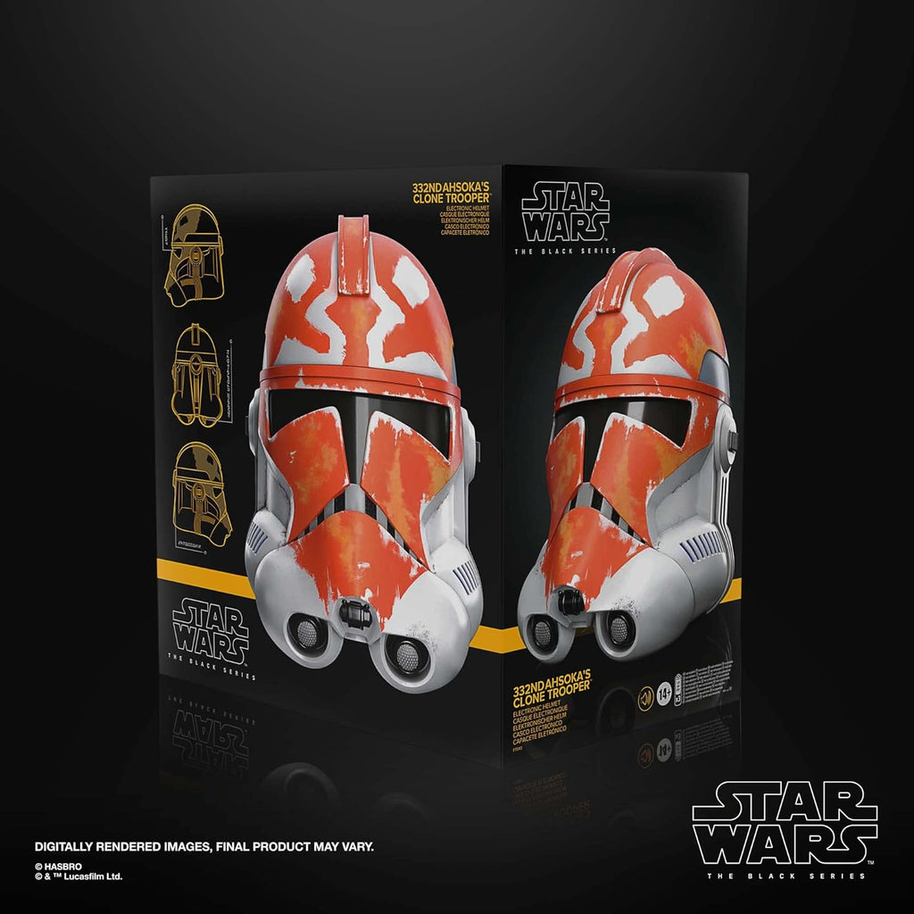Star Wars: The Black Series - 332nd Ahsoka's Clone Trooper Premium Electronic Helmet