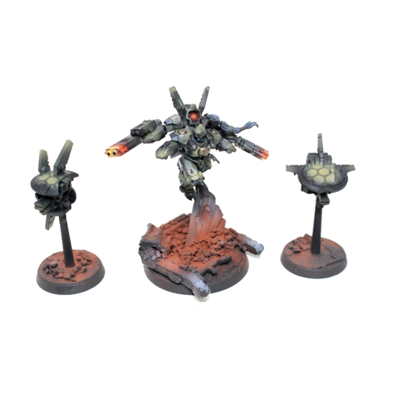 Warhammer Tau Commader Shadowsun Well Painted A10