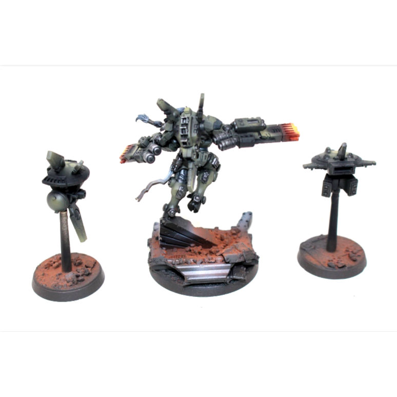 Warhammer Tau Commader Shadowsun Well Painted A10