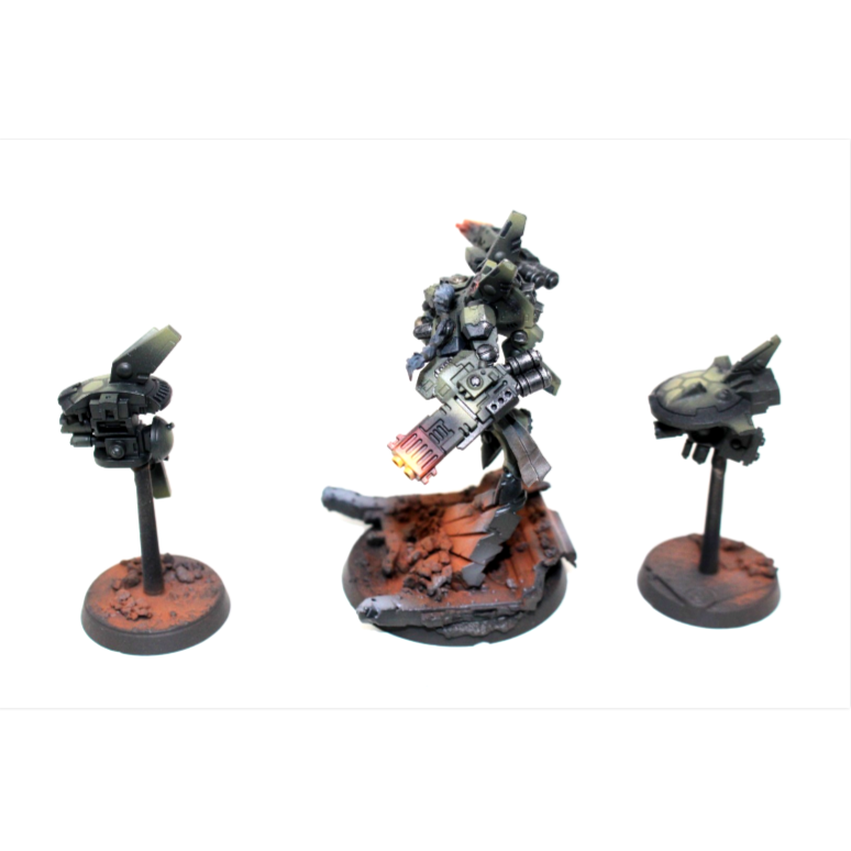 Warhammer Tau Commader Shadowsun Well Painted A10