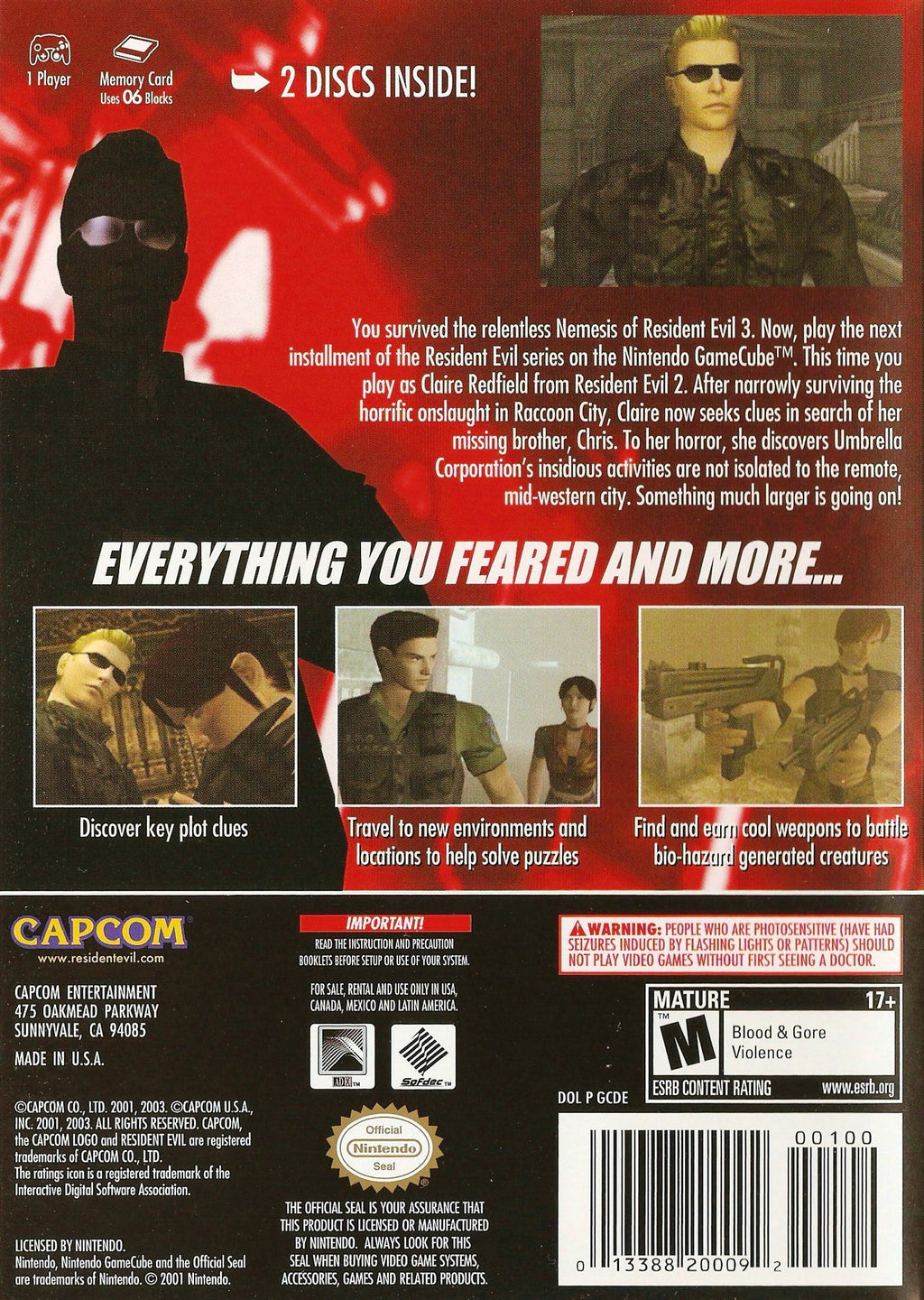 Resident Evil Code Veronica X [2 Discs]
