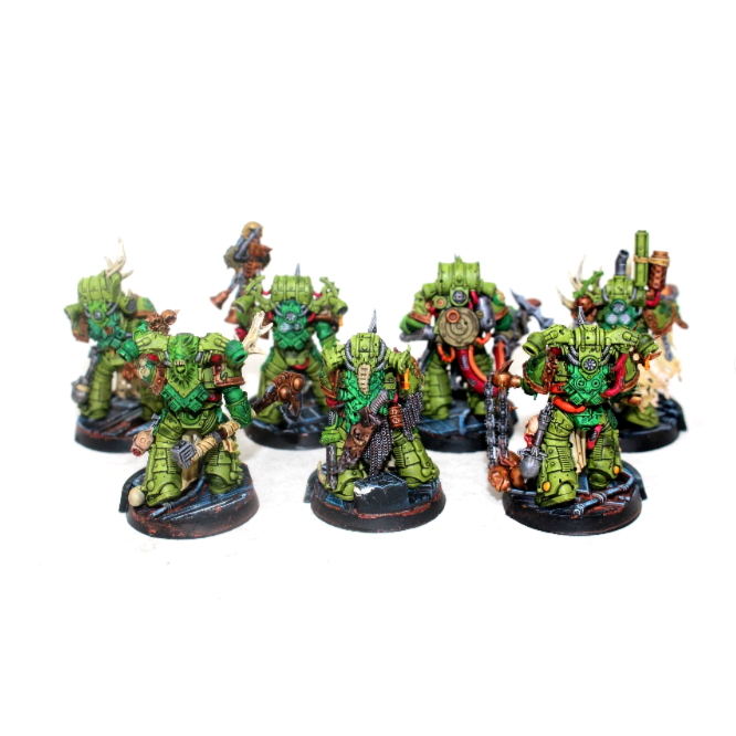 Warhammer Death Guard Plague Marines Well Painted A30