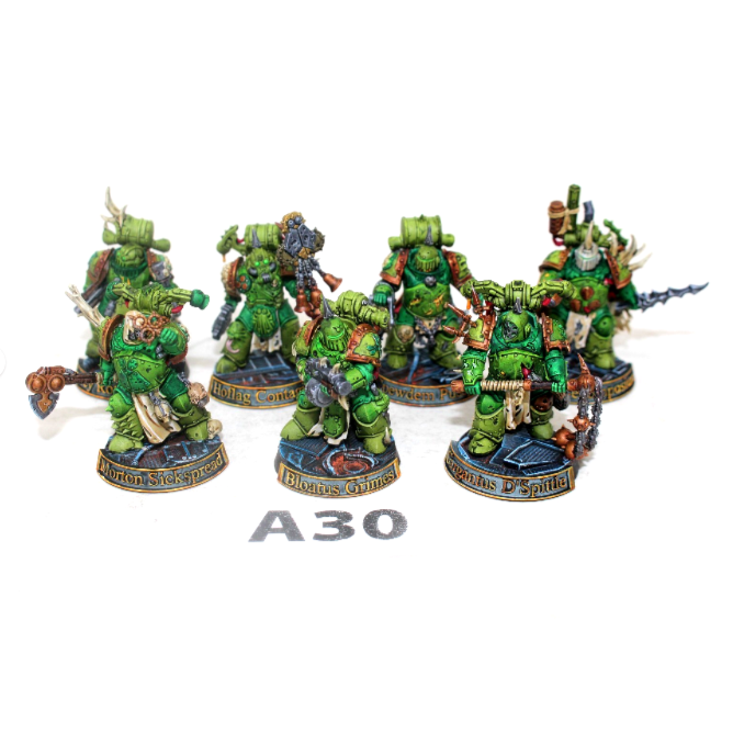 Warhammer Death Guard Plague Marines Well Painted A30
