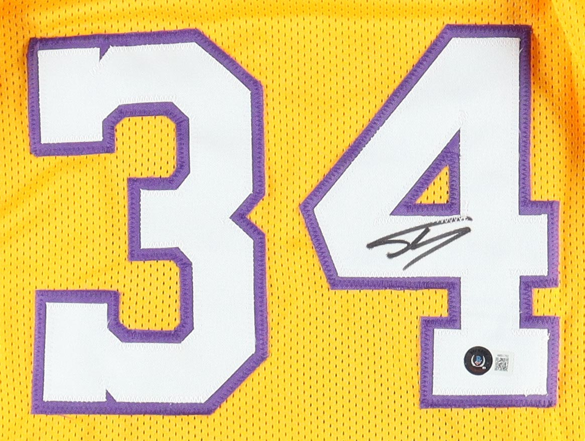 Shaquille O'Neal (Diesel) Signed Autographed Custom Jersey (Beckett)