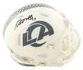 Davante Adams Autographed Signed Salute to Service Mini Helmet - Metabilia Certified