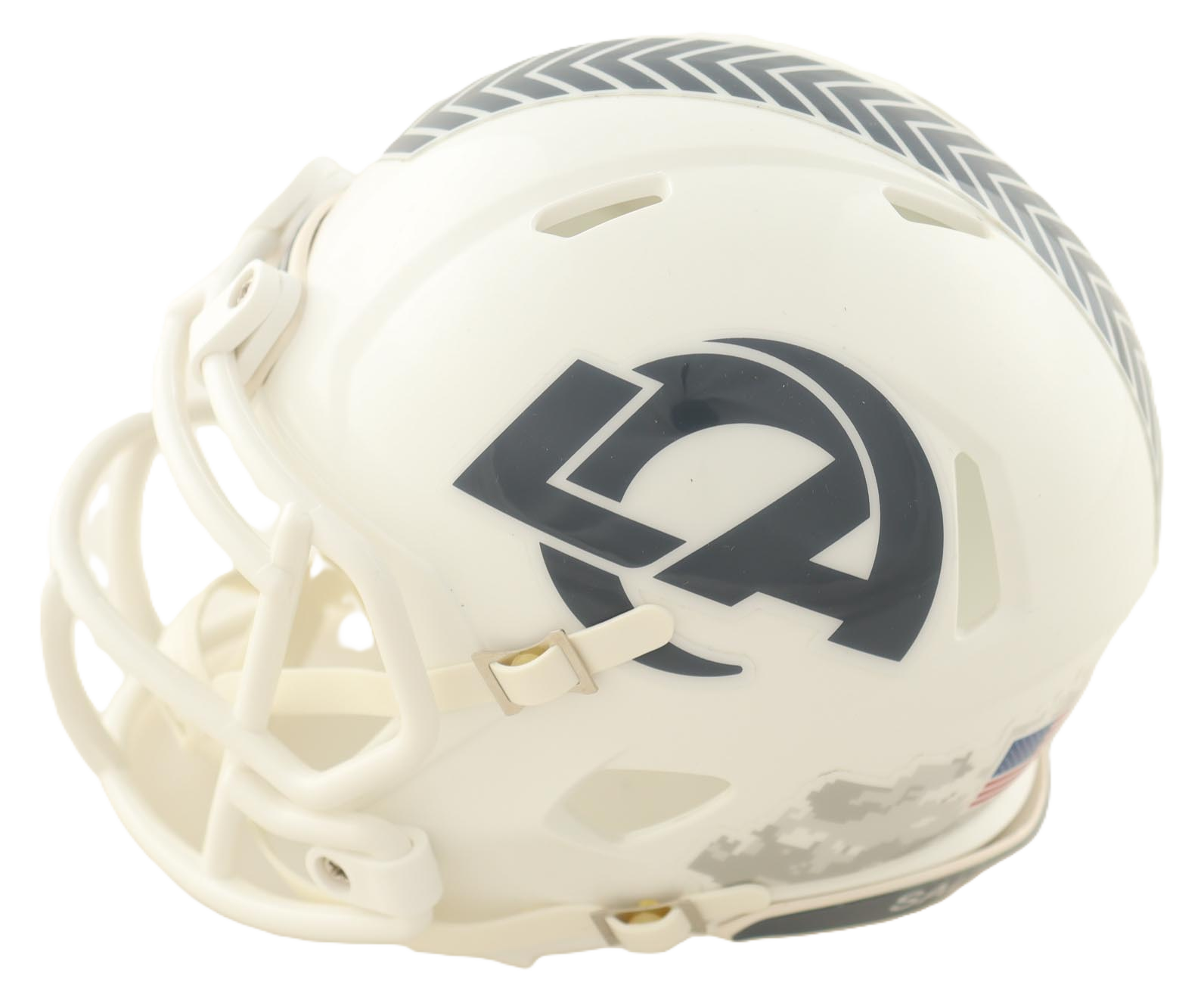 Davante Adams Autographed Signed Salute to Service Mini Helmet - Metabilia Certified