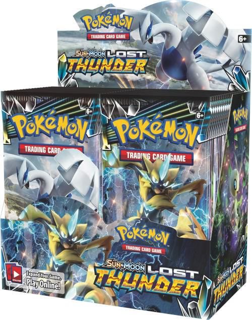 Pokemon - Sun and Moon - Lost Thunder - Booster Box - With Acrylic Box