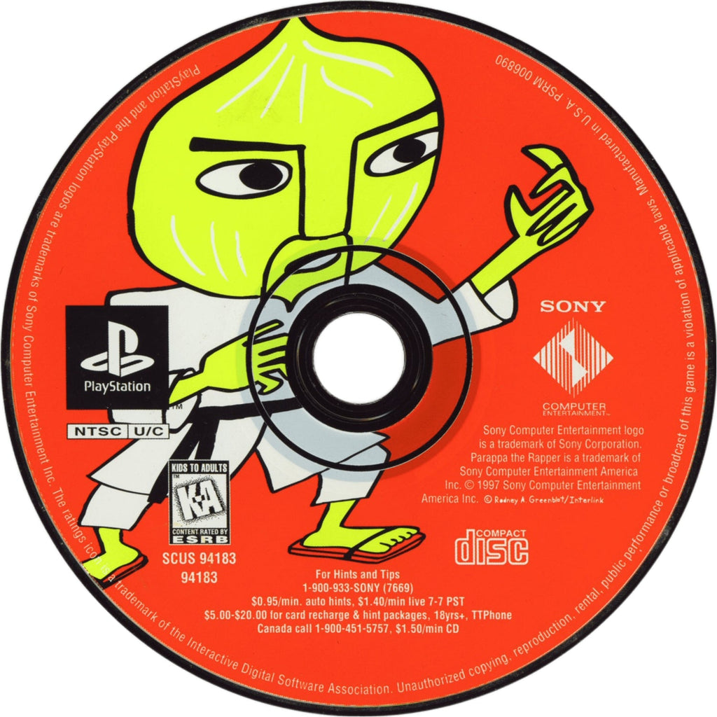 PaRappa the Rapper - PlayStation