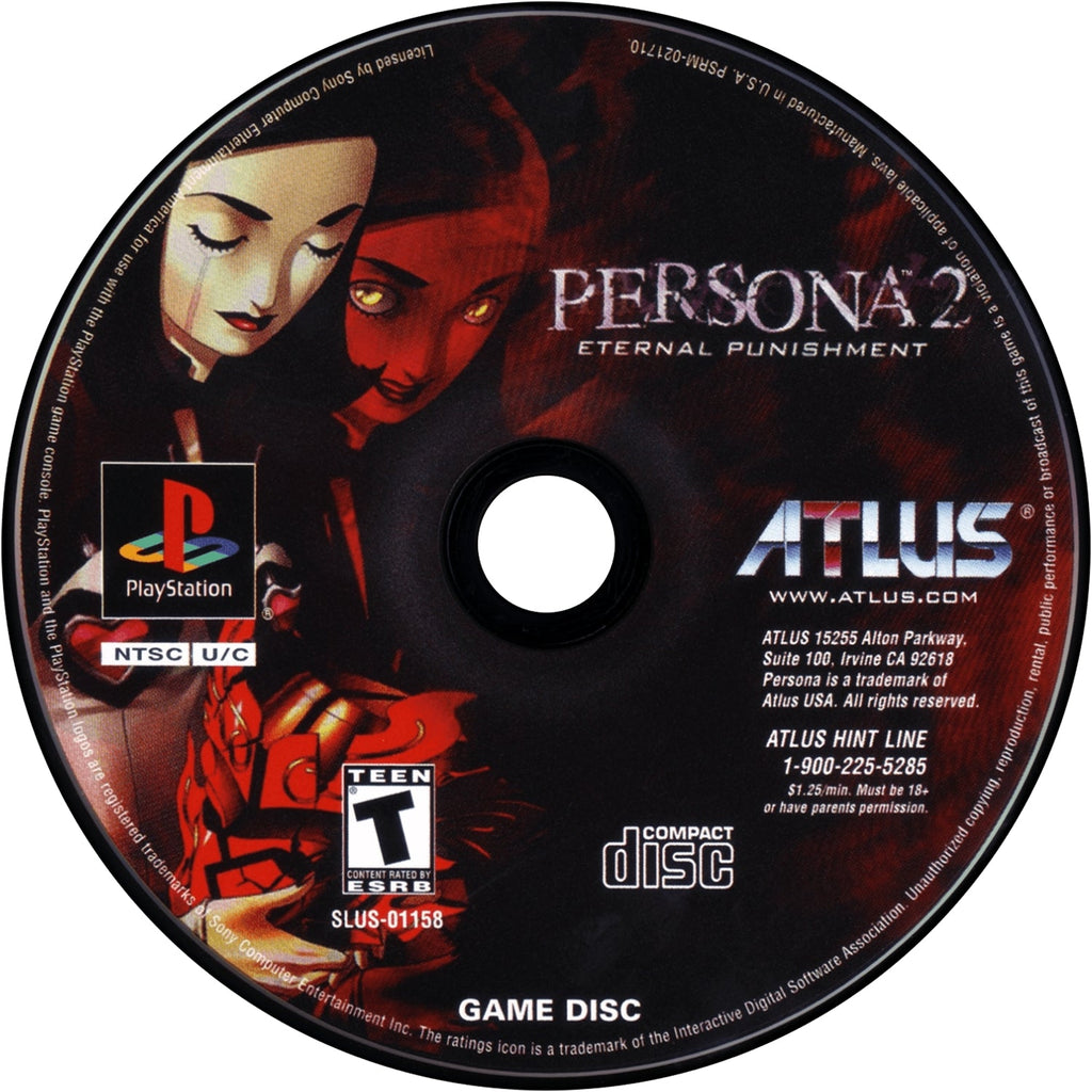 Persona 2 Eternal Punishment - PlayStation