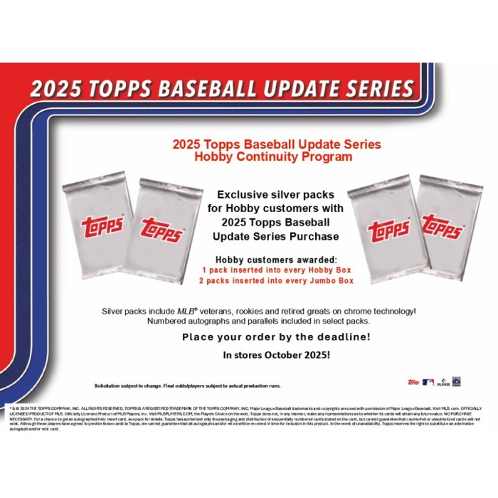 2025 Topps Updates Baseball Fanatics Exclusive Value 40-Box Case