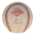 Nolan Ryan Autographed Signed 1992 World Series Logo Baseball with Case (PSA)