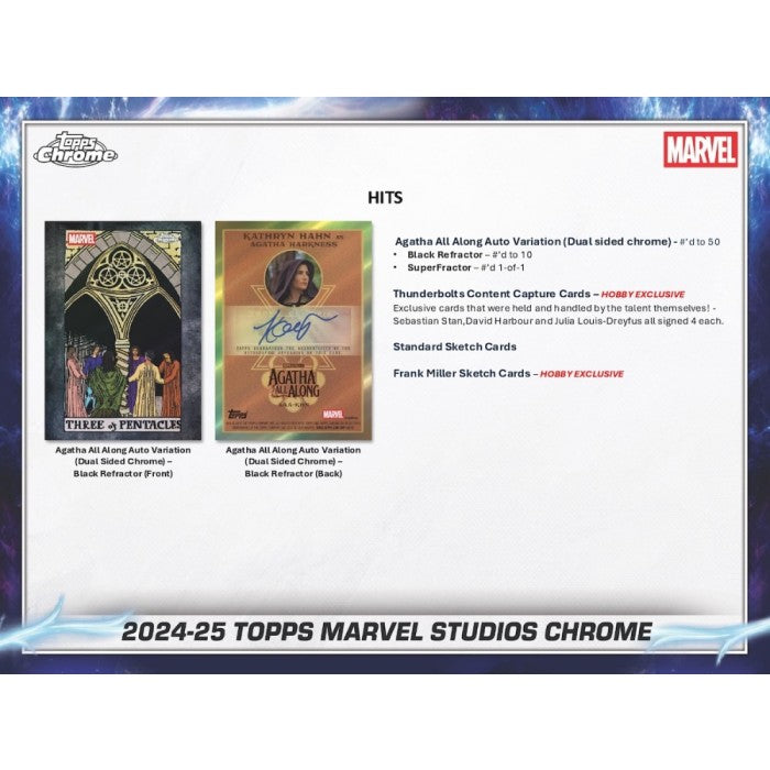 Marvel Studios Chrome Value 40-Box Case (Topps 2024/25)