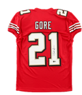 Frank Gore Autographed Signed Custom 49er's Jersey - Beckett Certified