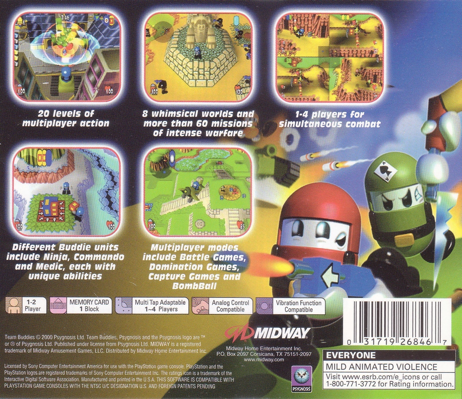 Team Buddies - PlayStation