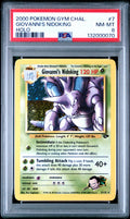 2000 Pokemon Gym Challenge Holo Giovanni's Nidoking #7 PSA 8