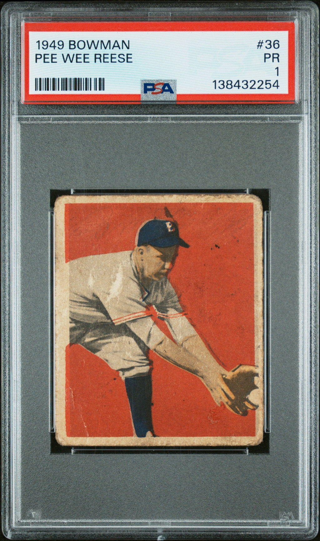 1949 Bowman Pee Wee Reese #36 PSA 1