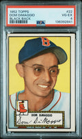 1952 Topps Black Back Dom Dimaggio #22A PSA 4