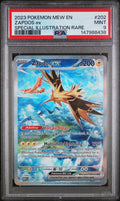 2023 Pokemon Scarlet and Violet 151 Special Illustration Rare Zapdos Ex #202 PSA 9