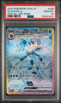 2024 Pokemon Scarlet and Violet Terastal Festival Ex Japanese Special Art Rare Glaceon Ex #206 PSA 10