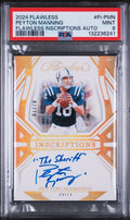 2024 Panini Flawless Flawless Inscriptions Autographs Peyton Manning #FI-PMN /10 PSA 9