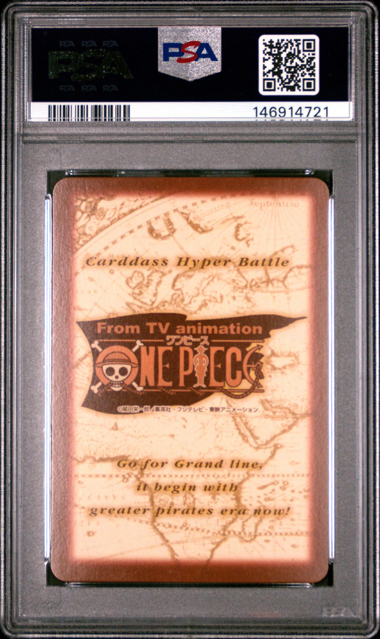 2001 One Piece Carddass Hyper Battle Grand Box Dx Nami #S129 PSA 9