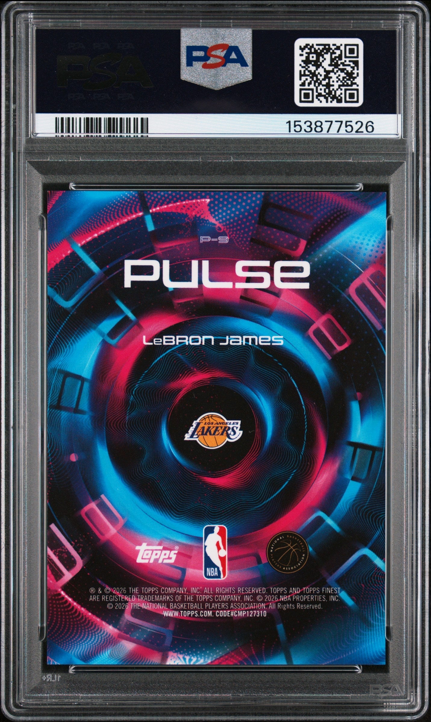 2025 Pulse LeBron James #P9 PSA 10