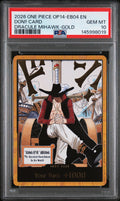 2026 One Piece Op14-Eb04-The Azure Sea's Seven Dracule Mihawk-Gold Don Card PSA 10