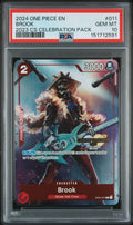 2024 One Piece Championship 2023 Celebration Pack Brook #11 PSA 10