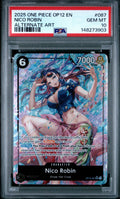 2025 One Piece Legacy of the Master Alternate Art Nico Robin #OP12-087 PSA 10