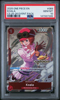 2025 One Piece Championship 2025-26 Event Pack Koala #069 PSA 10