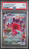 2021 Pokemon Sword and Shield Fusion Strike Secret Rare Gengar Vmax #271 PSA 9