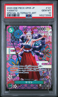 2023 One Piece Awakening of the New Era Japanese Alternate Art Secret Rare Yamato #OP01121 PSA 10