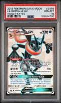 2019 Pokemon Sun and Moon Hidden Fates Greninja Ex #SV56 PSA 10
