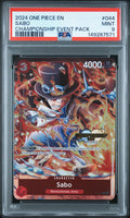 2024 One Piece Championship Event Pack Sabo #44 PSA 9