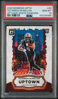 2025 Panini Donruss Optic Uptown White Pandora Tetairoa Mcmillan #20 /25 PSA 10
